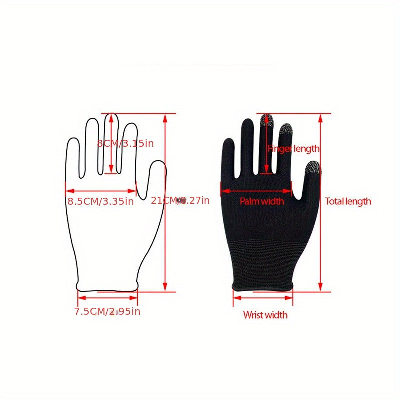 2pcs Game Gloves Touch Screen Sweat Scratch resistant