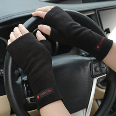 Warm Fingerless Gloves Men Women Outdoor Sports Coldproof Arm Warmers