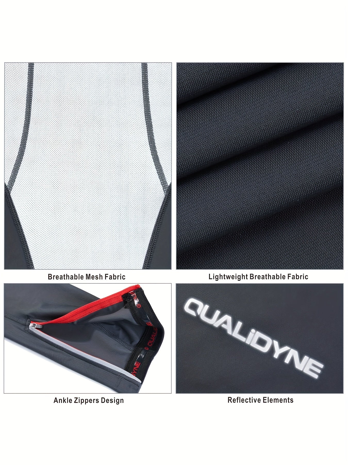 Qualidyne Men's Thermal Cycling Bib Tights 3D Padded