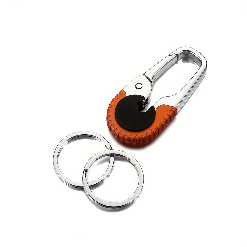 Stainless Steel Keychain Snap Hook Carabiner for Camping Hiking Fishing