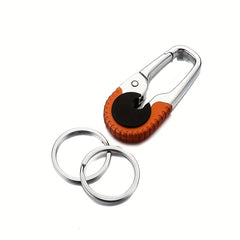 Stainless Steel Keychain Snap Hook Carabiner for Camping Hiking Fishing