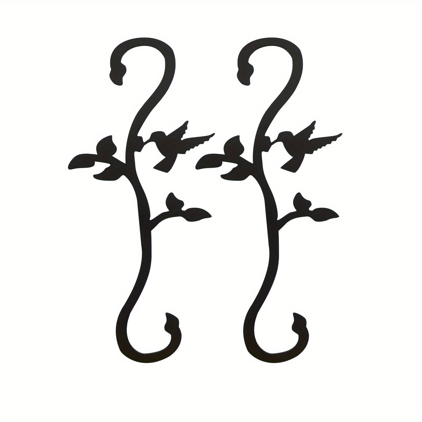2pcs Bird Feeder House Hanger Hooks, Decorative Plant Hang