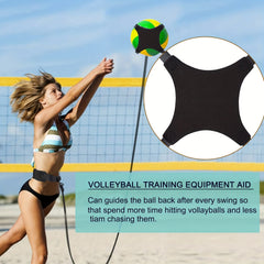 Solo Volleyball Trainer for Serving Setting Spiking