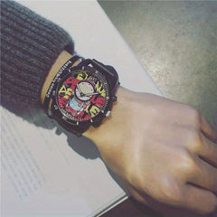 Hip Pop Large Dial Wrist Watch for Children