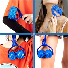 Massage Roller With Rolling Balls For Muscle Relaxing And Stress Relief