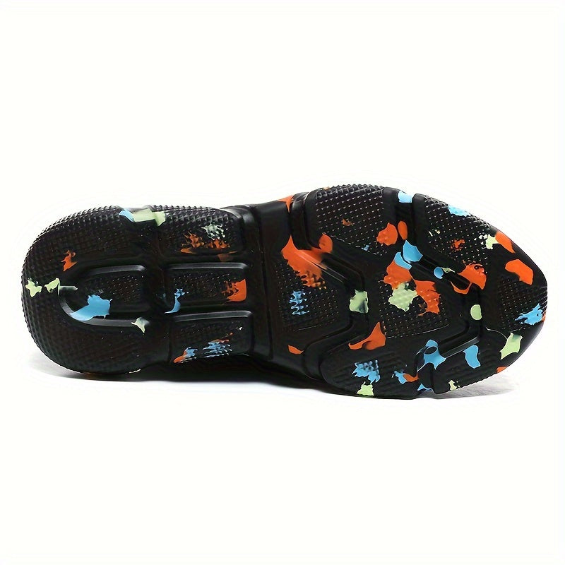 Breathable Flying Woven Boots Slip On Sock Shoes