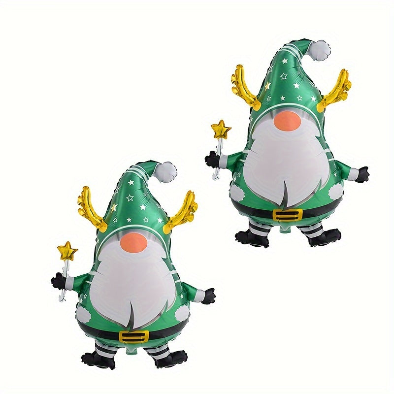 2pcs Santa Claus Doll Balloons Christmas Party Events Decoration