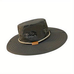 Embroidered Sun Protection Hat for Outdoor Traveling