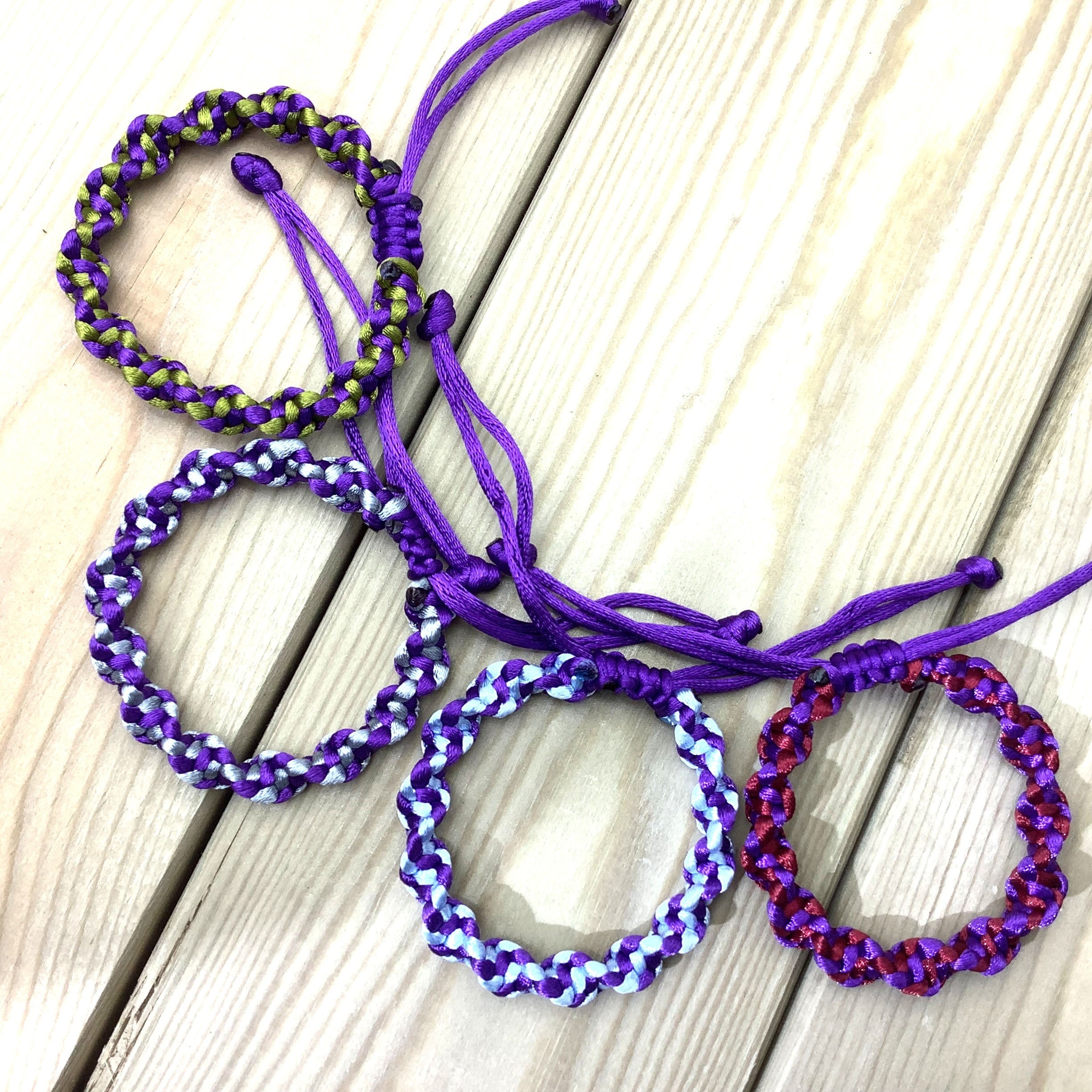 1 Pc Braided Friendship Anklet Lucky Rope Ankle Bracelet For Women