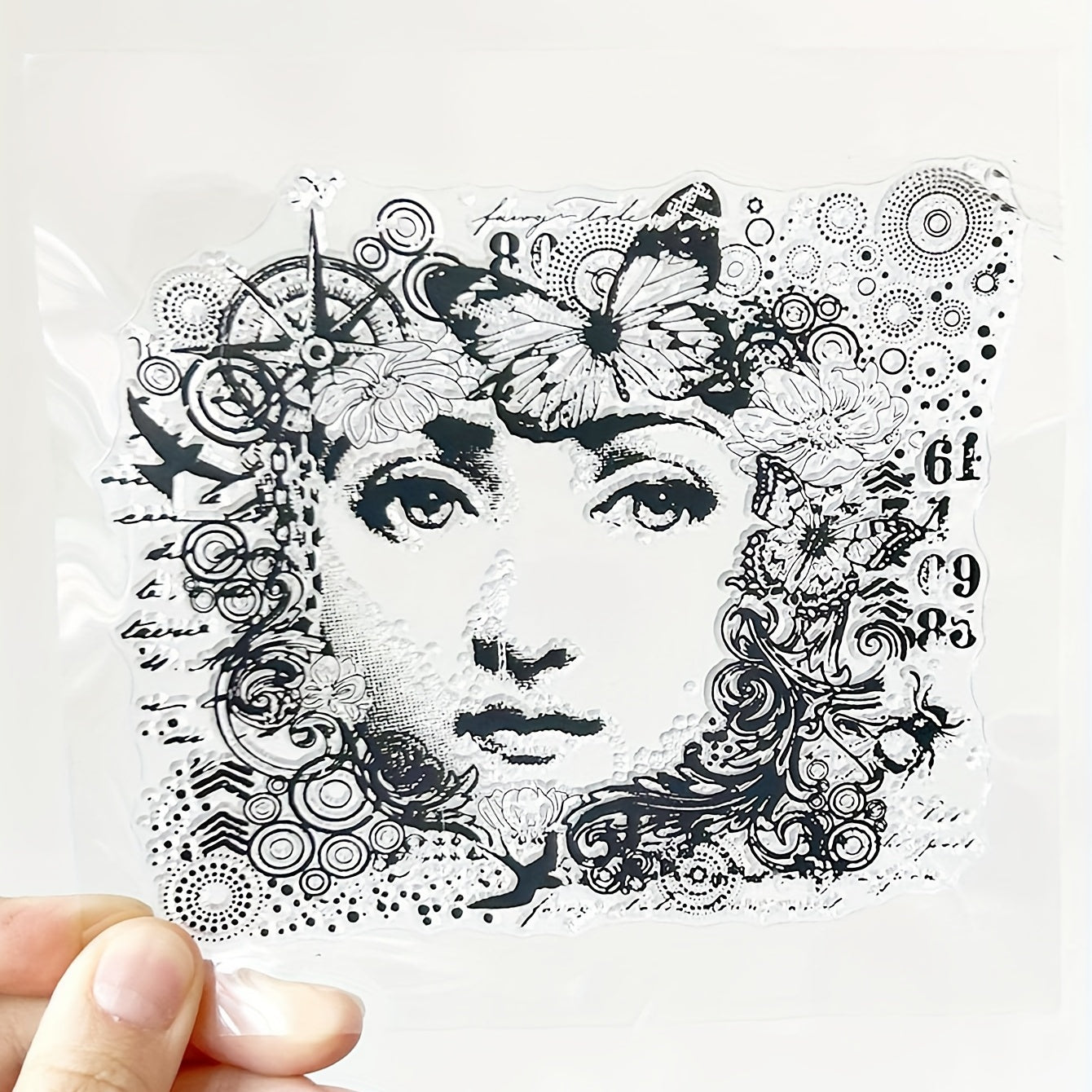 Clear Stamp Painting Tool for DIY Scrapbook Decoration