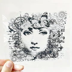 Clear Stamp Painting Tool for DIY Scrapbook Decoration