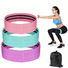 3pcs Elastic Yoga Resistance Bands Non slip Fitness Stretching Rope