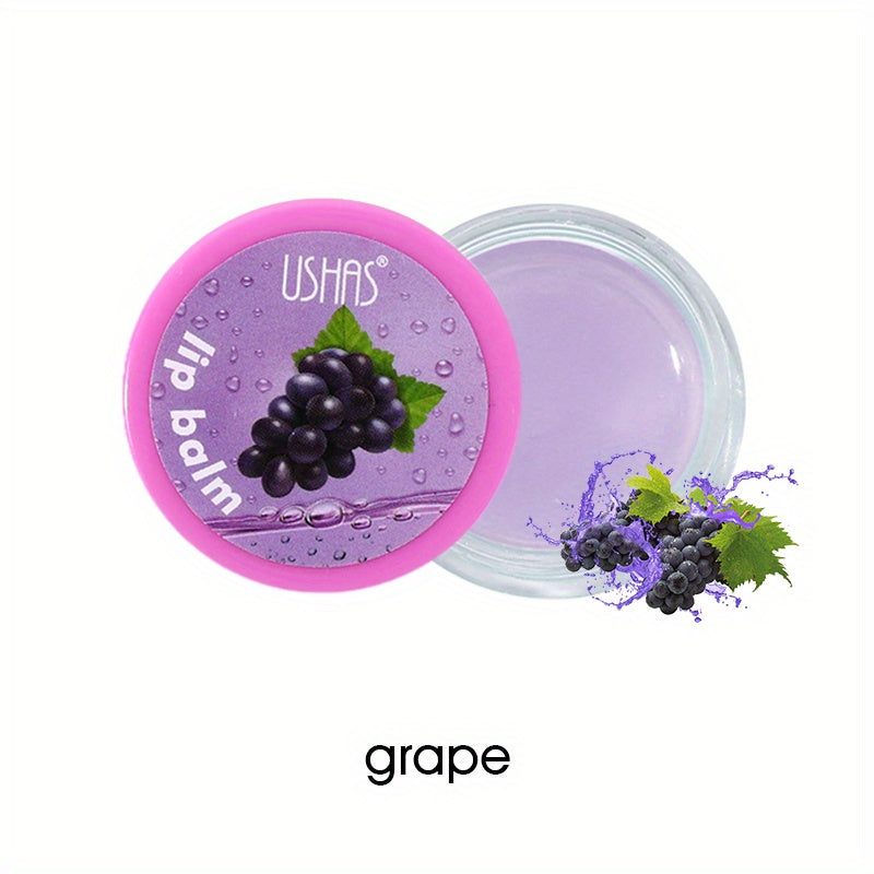 Jelly Tinted Lip Mask 6 Fruit Flavors Lip Balm for Moisturizing and Plumping