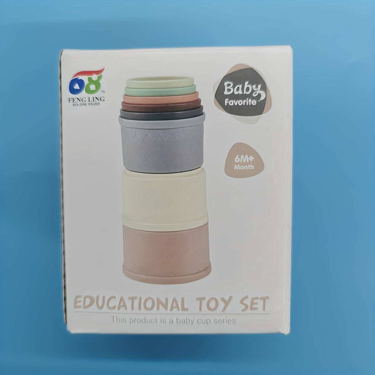 Educational Stack Up Nesting Stacking Cups for Babies