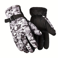 Non-slip Plus Velvet Warm Gloves for Cycling Skiing