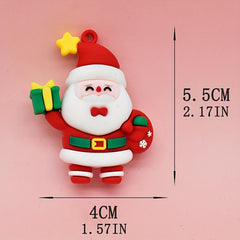 1pc Cartoon 3D Christmas Doll Keychain Pendant For Men Women