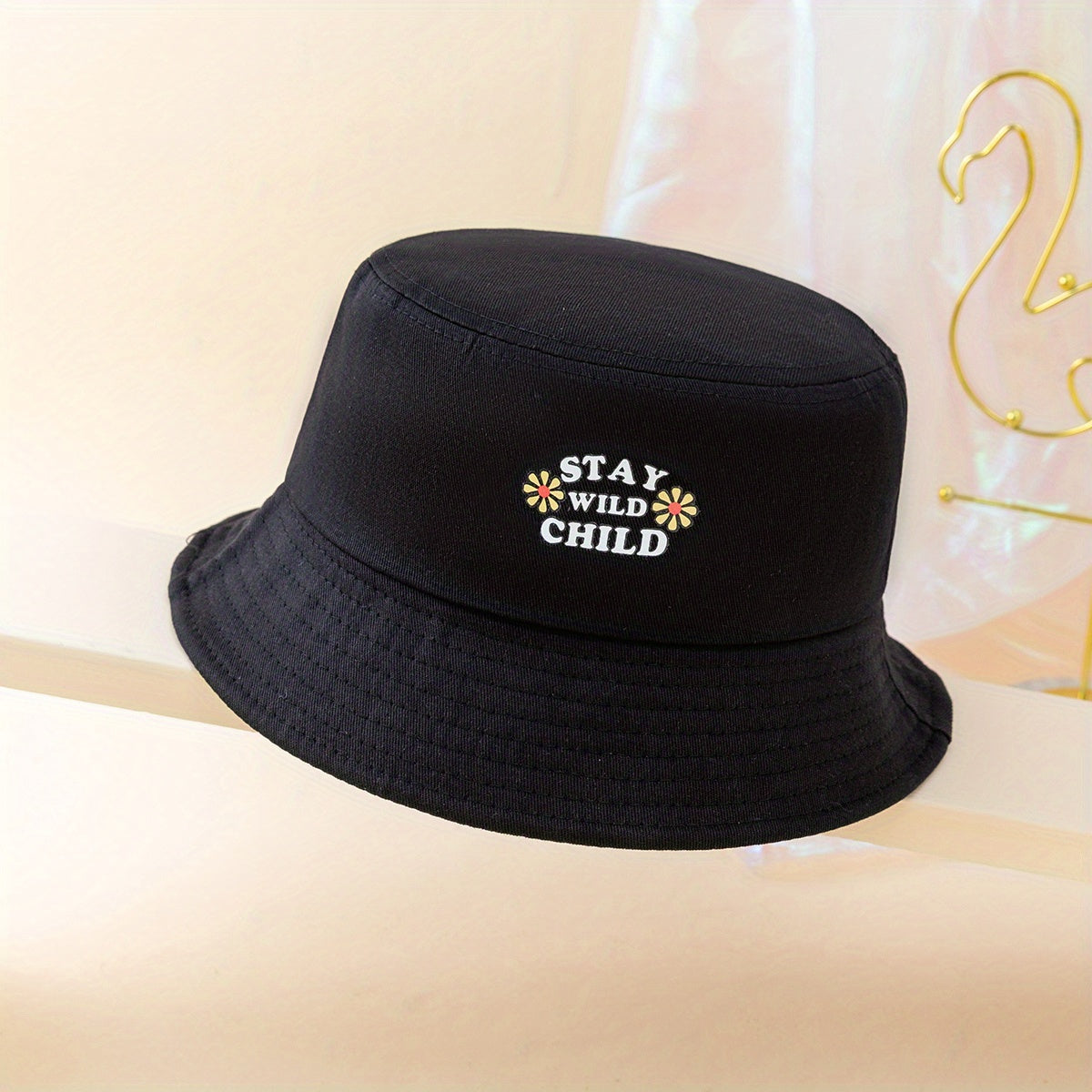 Stay Wild Child Fisherman Hat for Going Out