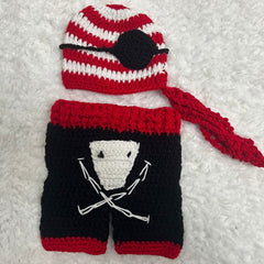 Newborn Boys Pirate Outfit for Photography