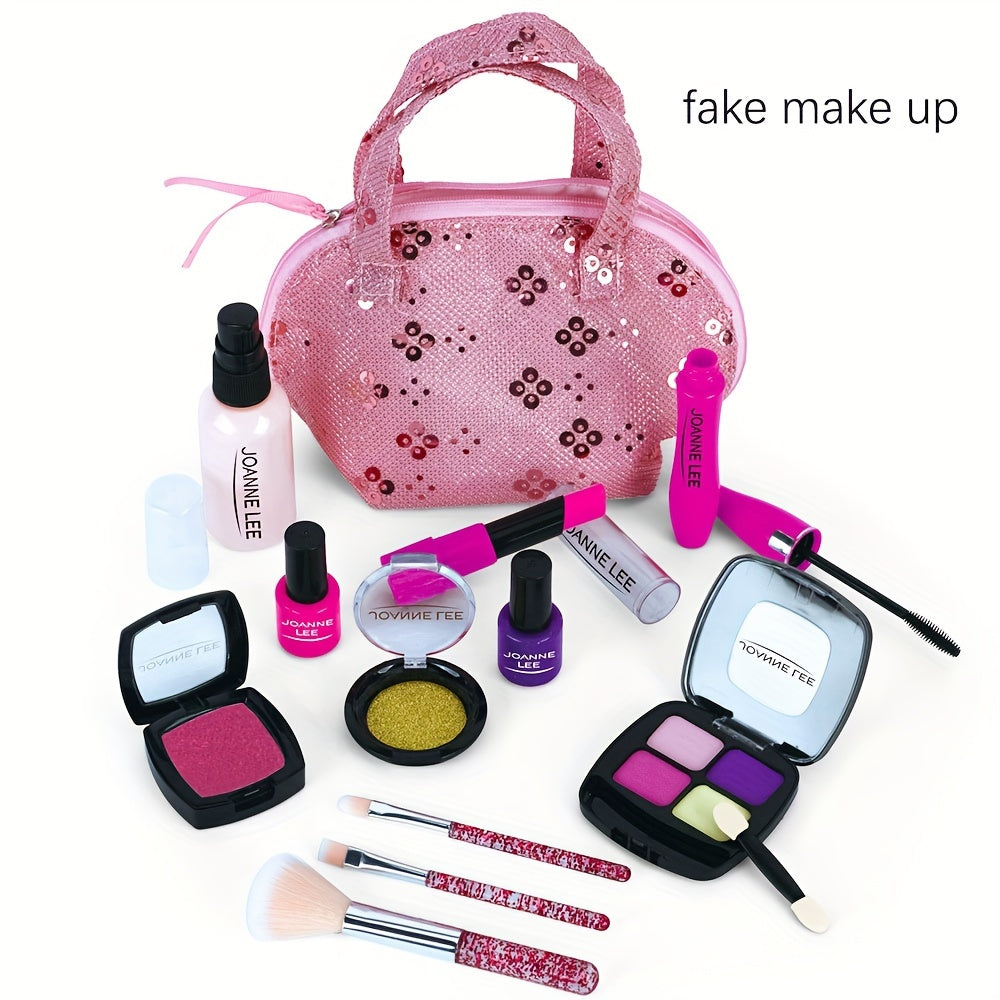 Kids Makeup Toy Set - Lipstick, Eye Shadow & More