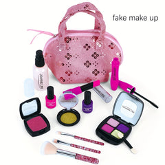 Kids Makeup Toy Set - Lipstick, Eye Shadow & More