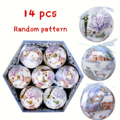 14pcs Christmas Tree Decoration Ball Set
