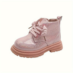 Casual Comfortable Solid Boots For Girls Wear resistant Non slip Boots
