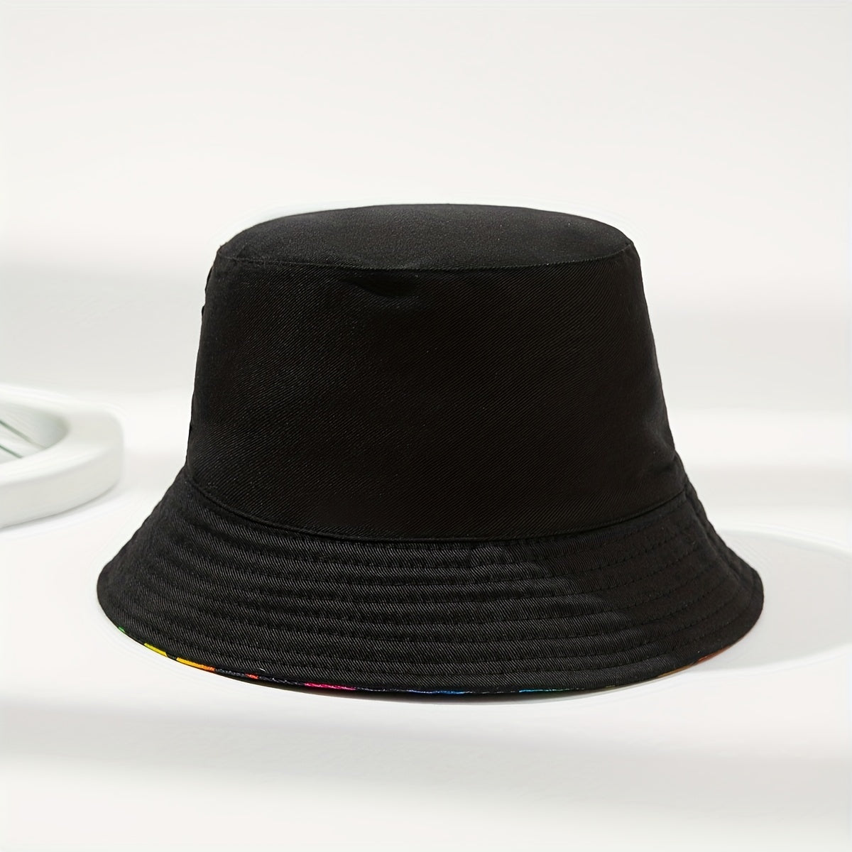Colorful Grid Sunshade Fisherman Hat