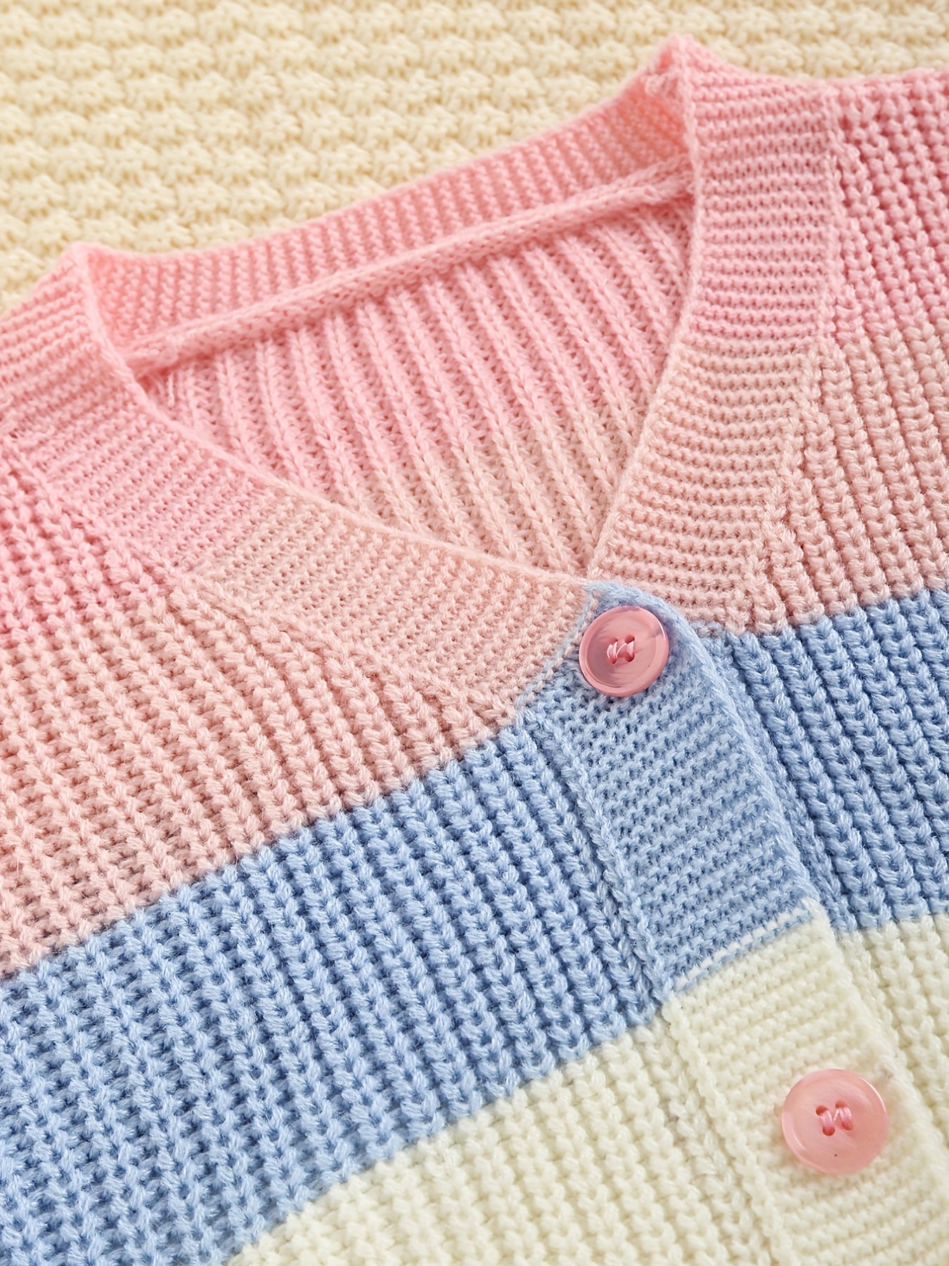 Toddler Girls Rainbow Knit Cardigan Top Kids Summer Clothes