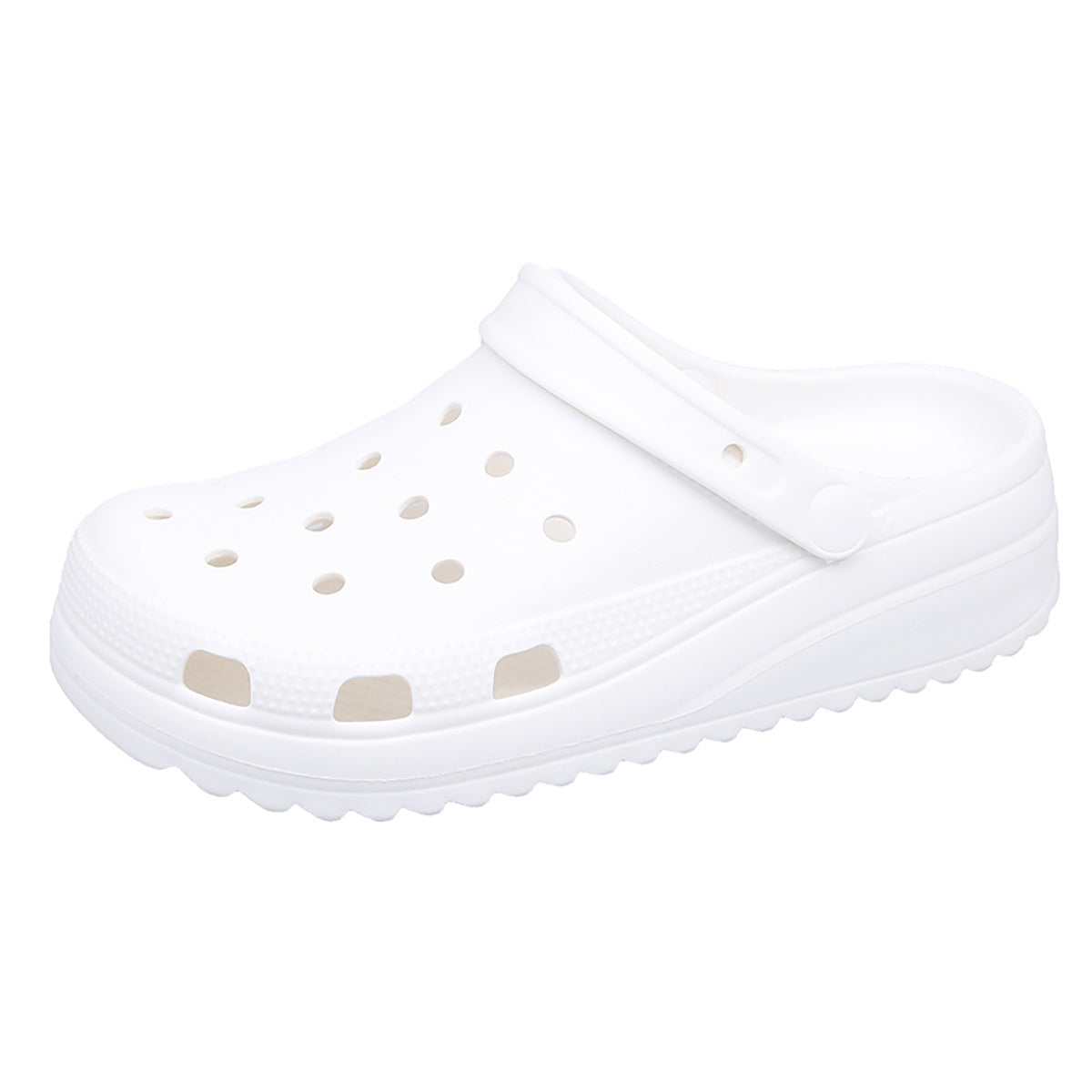 Women's Platform Clogs Hollow Out Non Slip Slide Shoes