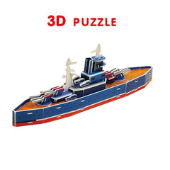 Warship 3D Model Puzzle DIY Toy Fun Toys for Kids