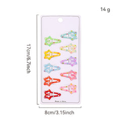 10pcs Water Drop Hair Clip Hairpin for Baby Girls
