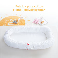 Organic Cotton Baby Lounger Nest Soft Portable Co Sleeping Bed Bassinet