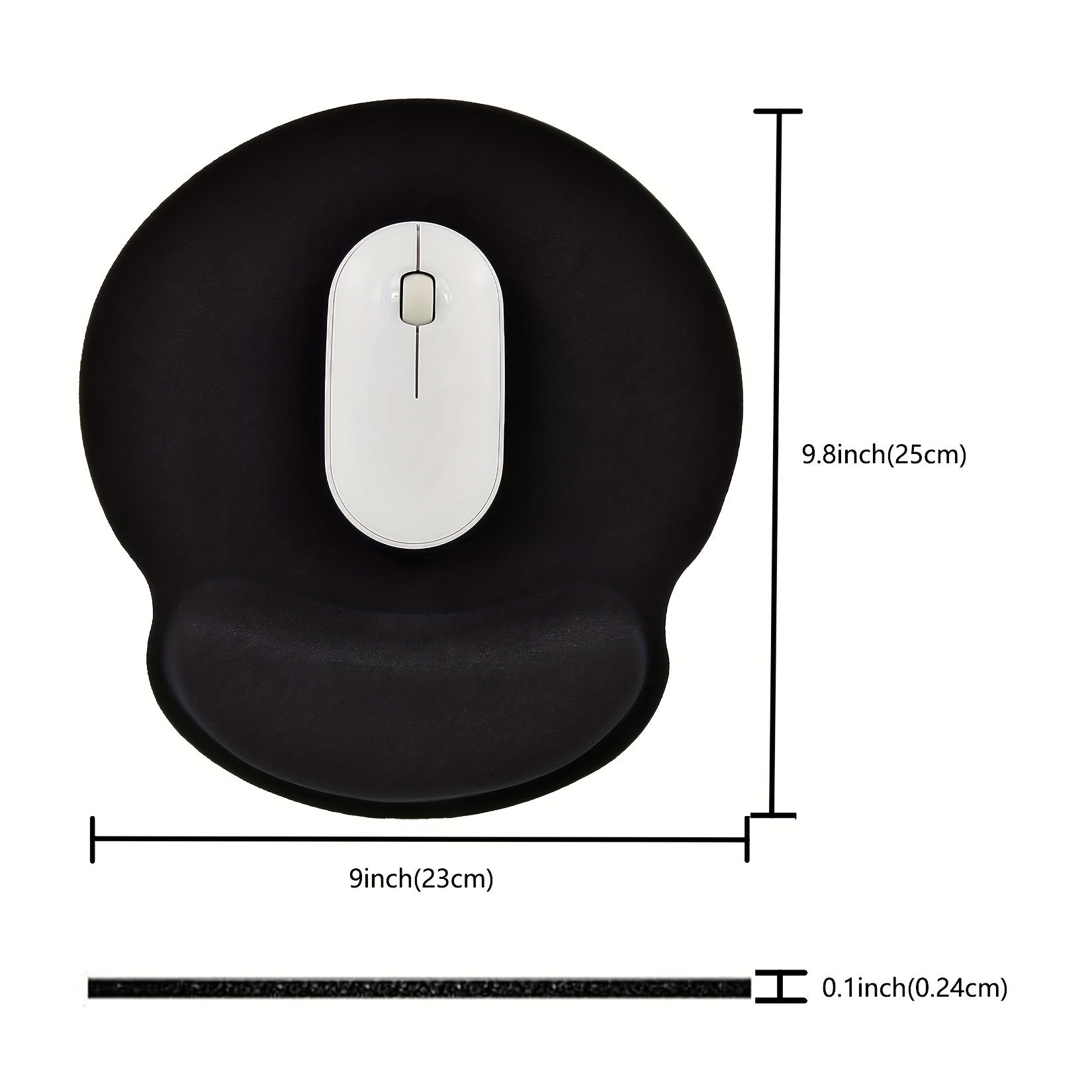 Waterproof Memory Foam Wrist Ergonomic Mouse Pad