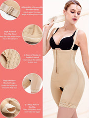 Lace Stitching High Waist Tummy Control Butt Lifting Shorts