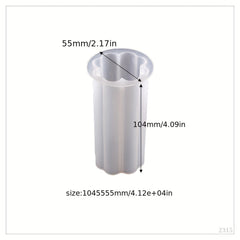 Cylinder Candle Silicone Mold for Epoxy Resin