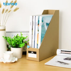 6pc TIANSE Magazine Holders File Organizer for Office & School