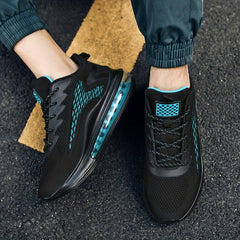 PLUS SIZE Men's Air Cushion Lace Up Sneakers