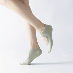 Breathable Yoga Socks Closed Toe Non-Slip Sports Barre Ballet Pilates Socks