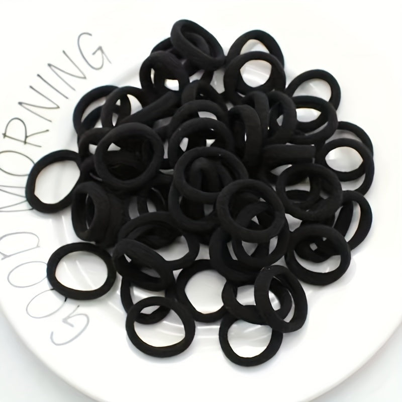 50pcs Colorful Hair Tie Ponytail Holders Scrunchies Hair Accessories For Girls