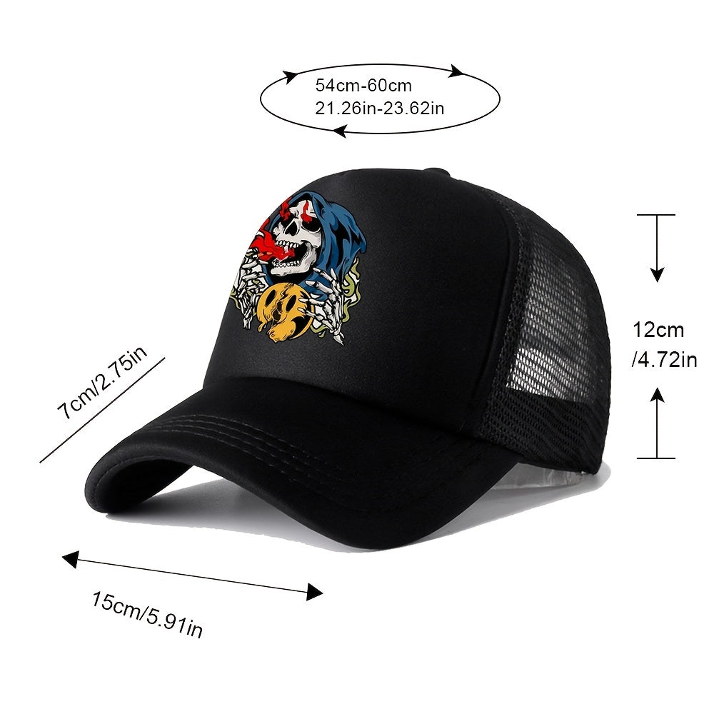 Sunshade Breathable Baseball Cap With Embroidery