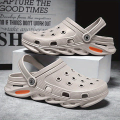 Unisex Lightweight Comfy Clogs Hollow Out Non Slip Garden Shoes