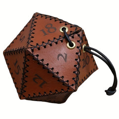 Dual-Sided Dice Bag Drawstring Pouch