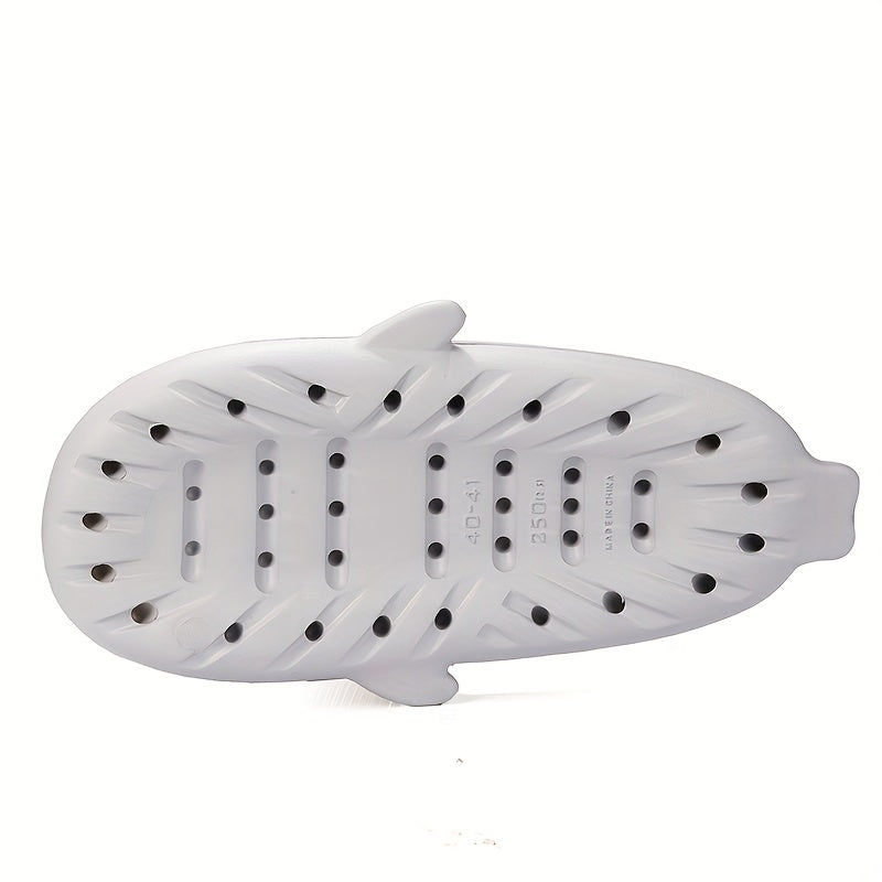 Funny Cloudy Shark House Slippers for Women
