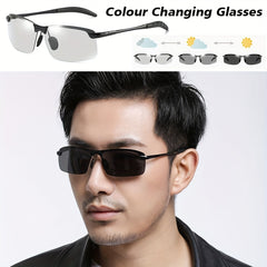 Men's Polarized Sunglasses Night Vision Dual use Sunglasses