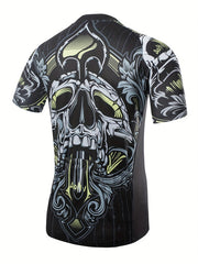 Men's Quick Dry Cycling Jersey with Rear Pocket