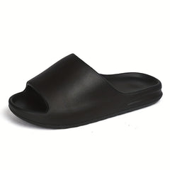 Men's Non Slip Platform Slides Comfortable Cloud Slides For Indoor Outdoor