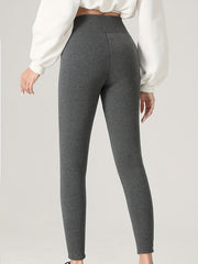 Cozy Plush Lined Thermal Pants for Winter Women's Lingerie
