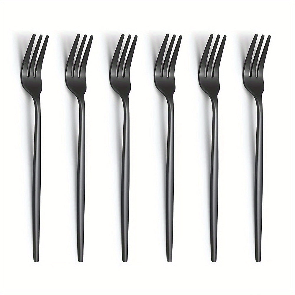 12pcs Stainless Steel Fruit Forks Salad Forks Set
