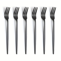 12pcs Stainless Steel Fruit Forks Salad Forks Set