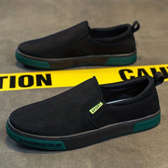 Men's Canvas Slip-On Sneakers Comfortable Breathable Shoes